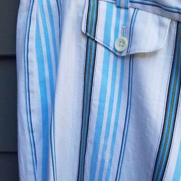 Express correspondent Stripe Cropped Pants Size 8 - Picture 9 of 10